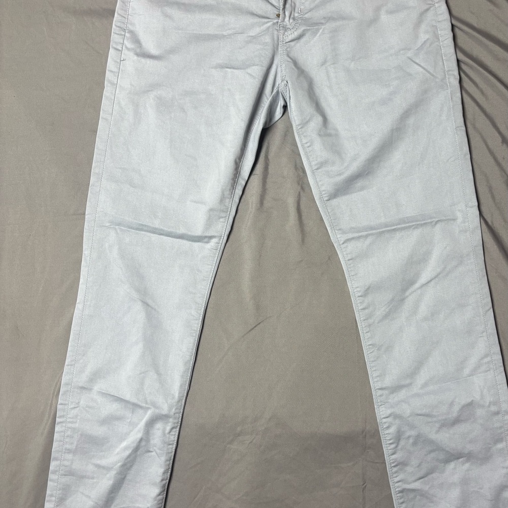 AG Adriano Goldschmied Women's Soft Gray Straight Leg Jeans